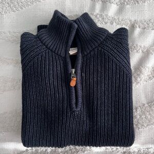 H&M Kids Navy Half-Zip Sweater